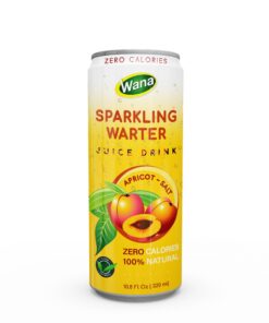 100% Natural Zero Calories Carbonated Juice Drink With Apricot Salt Flavor 320mL Canned