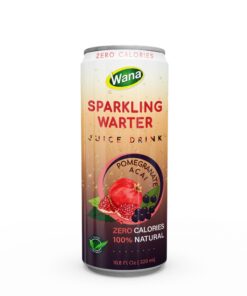 Alternative view of 100% Natural Zero Calories Carbonated Juice Drink With BLueberry and Ginger Flavor 320mL Canned
