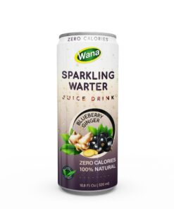 Alternative view of 100% Natural Zero Calories Carbonated Juice Drink With Lemon Salt Flavor 320mL Canned