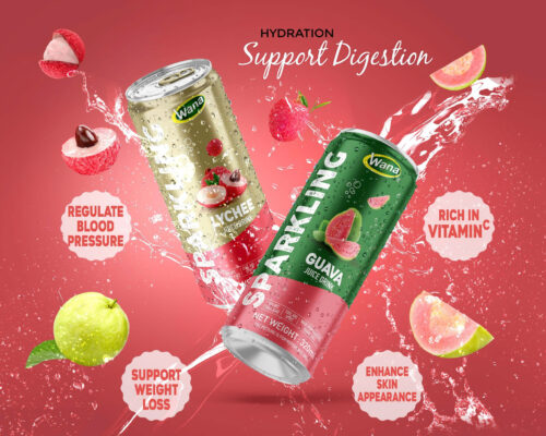 WANA- 330ml _Sparkling fruit juice drink for wholesale