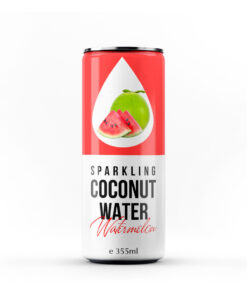 OEM Watermelon Carbonated Coconut Water in 250ml Canned